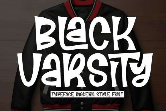 Black Varsity: The Bold Athletic Typeface for Winning Designs