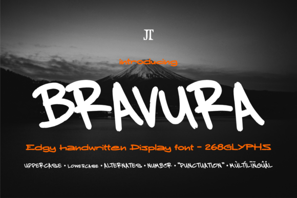 Bravura: The Edgy Handwritten Font That Brings Life to Your Designs