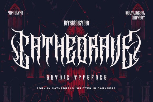 Cathedrave: The Gothic Blackletter for Sacred Darkness