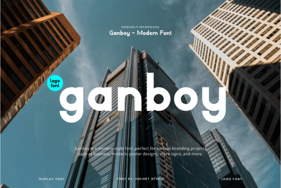 Ganboy: A Bold Typeface for Authentic Projects