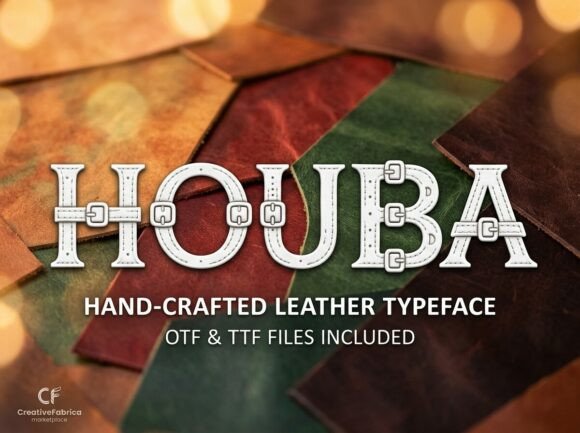 Houba: A Display Font for Bold, Unforgettable Branding