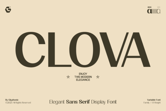 Introducing the Clova Font: A Masterclass in Modern Elegance