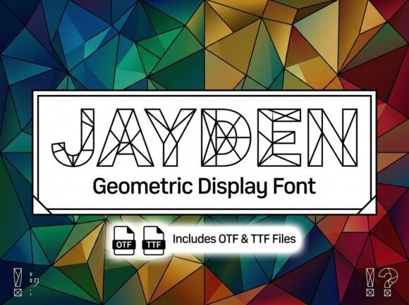Jayden: A Modern Typeface of Geometric Precision