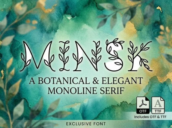 Minsk: A Display Typeface for Bold Visual Statements