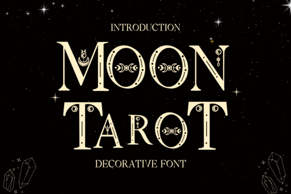 Moon Tarot: Where Cosmic Symbolism Meets Modern Serif Design