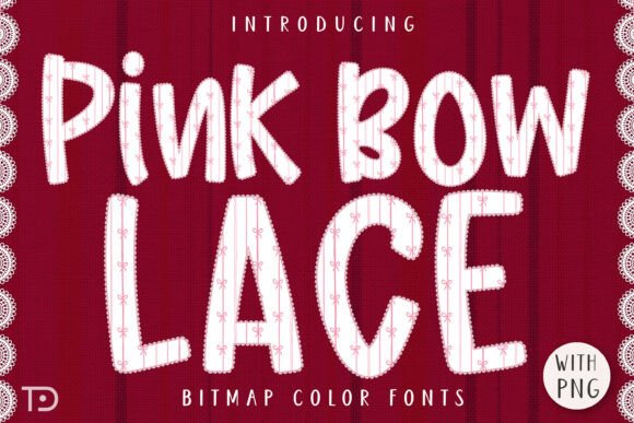 Pink Bow Lace: A Shabby Chic Typeface for Elegant Projects
