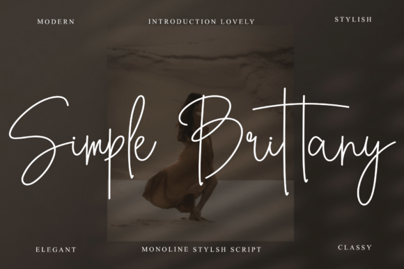 Simple Brittany: A Creative Font for Warm Branding