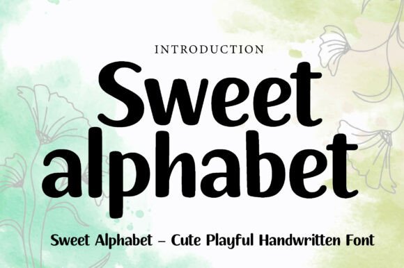 Sweet Alphabet: A Playful Handwritten Font for Creative Projects