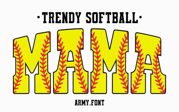 Trendy Softball: A Typeface with an Athletic-and-Iconic Soul