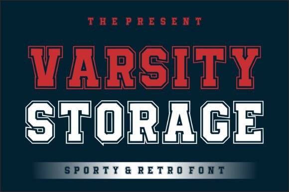 Varsity Storage: The Display Font for Bold Branding